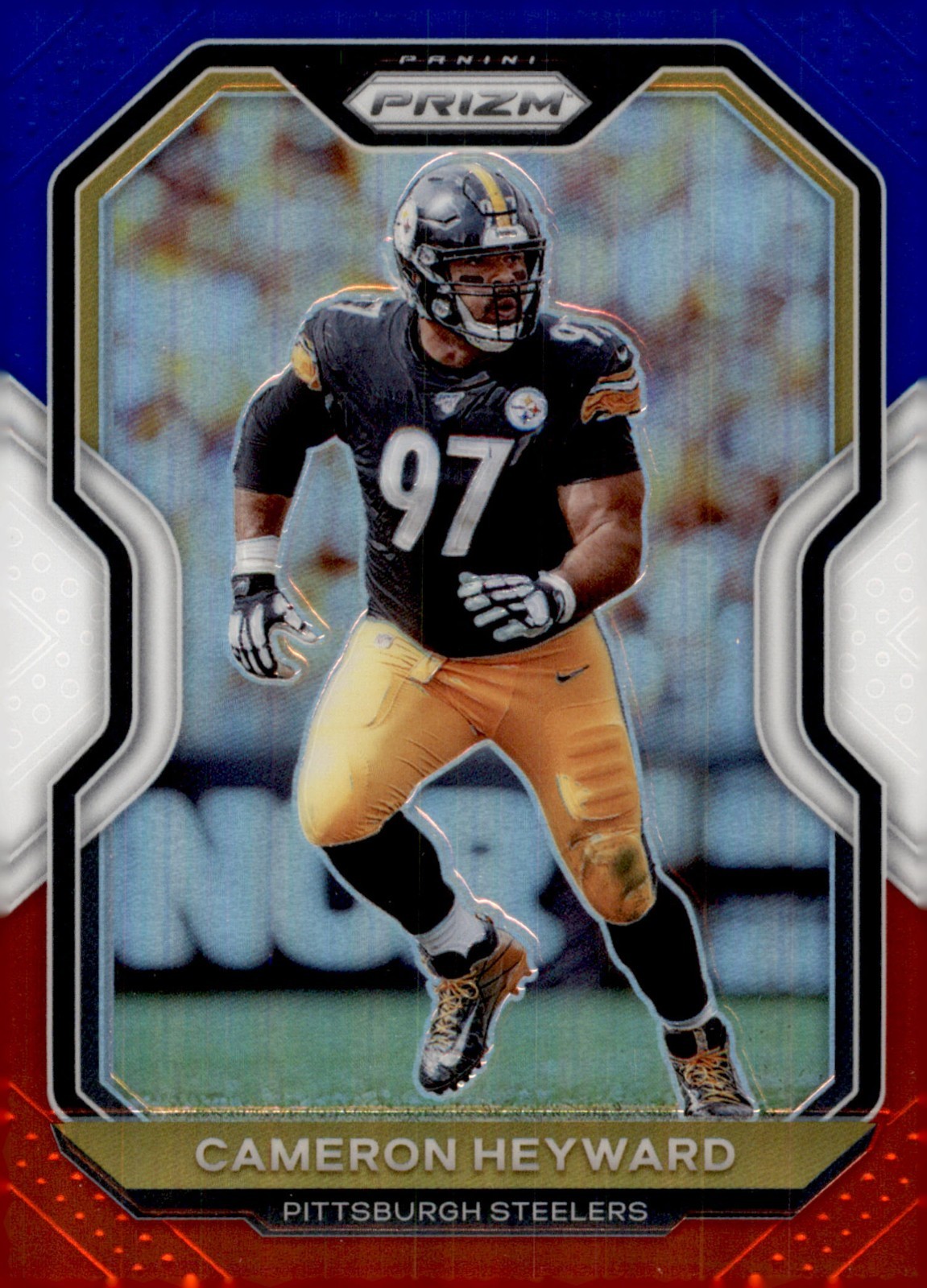 2020 Panini Prizm Red White & Blue Prizm #72 Cameron Heyward