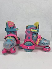 Roller Derby Girls' Jr Fun Roll Adjustable Roller Skates Youth 11 - 2
