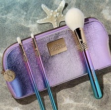 Limited Edition Disney Little Mermaid Brush Set w/Makeup Bag by Sigma Beauty NEW