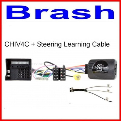 IVECO DAILY 2014-2020 STEERING WHEEL ADAPTER + LEARNING CABLE  CHIV4C
