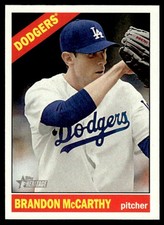 Brandon McCarthy 2015 Topps Heritage #169 Los Angeles Dodgers 26493 Baseball