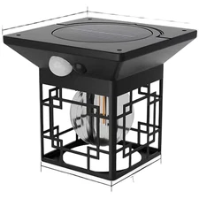 Solar Motion Sensor LED Garden Light Waterproof for Outdoor Wall and Yard