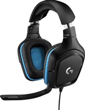Logitech G432 Wired Gaming Headset, 7.1 Surround Sound, DTS Headphone