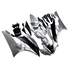 Silver Black Plastic Fairings for Yamaha 2006 2007 YZF R6 06 07 Bodywork Cowling