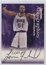 1999-00 Skybox Premium Autographics Lawrence Funderburke Auto 05k6