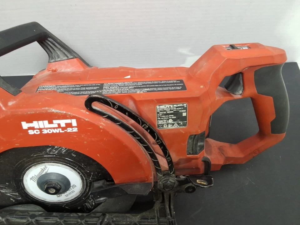 2025 HILTI SC 30WL -22 CORDLESS CIRCULAR SAW W/ B22-170 8.0Ah Battery & Blade - Image 3 of 4