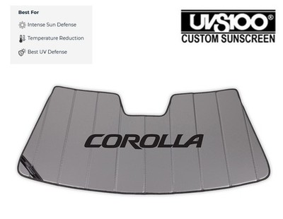 Covercraft Toyota Corolla Logo UVS100 Custom Fit Sunscreen 2019-2026 Corolla