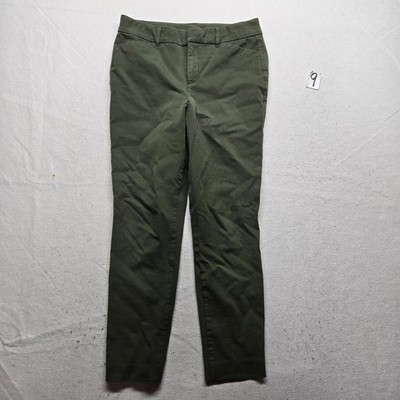Old Navy Sage Green Pixie Slim Fit Cropped Pants Adult Women's Size 6 Regular