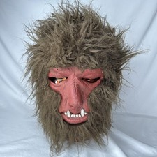 Máscara de Halloween de colección DIVERTIDA MUNDO Hombre Lobo Adulto Monstruo Clásico *MANCHA