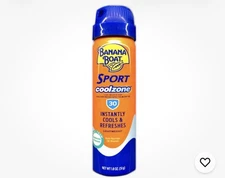 Banana Boat Sport Sunscreen SPF 30 Broad Spectrum UVA UVB Protection 1.8 Oz