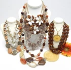 VINTAGE TO NOW FASHION/COSTUME JEWELRY NECKLACE LOT, ASSORTED TYPES & MATERIALS