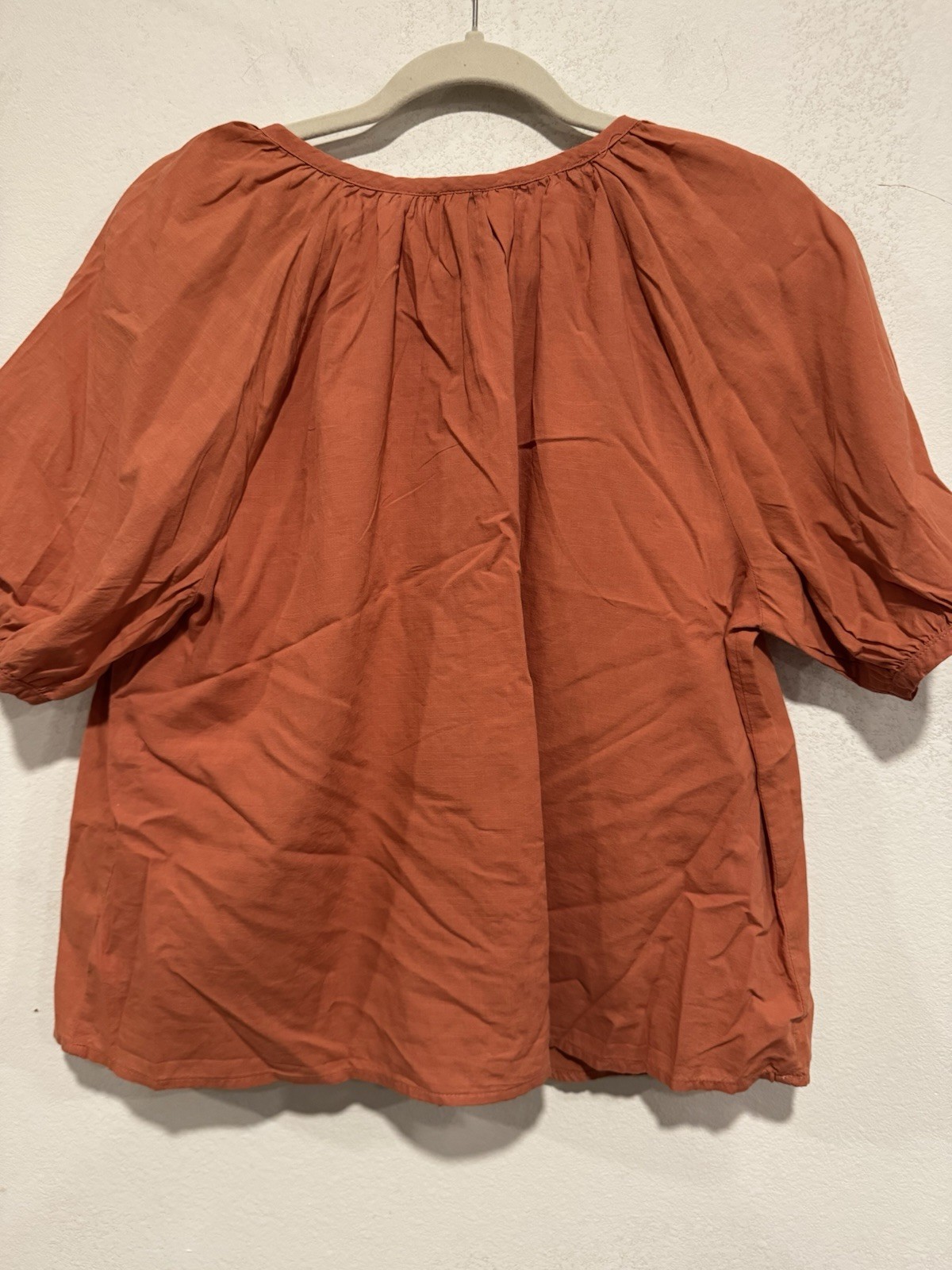 Universal Thread Puff Short Sleeve Button Front B… - image 6