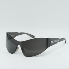 BALENCIAGA BB0257S 001 Grey/Grey 99-1-125 Sunglasses New Authentic