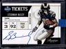 2013 Panini Prestige Stedman Bailey NFL Draft Tickets Signatures RC Auto #30