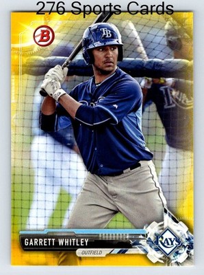 2017 Bowman Prospects Yellow #BP53 Garrett Whitley