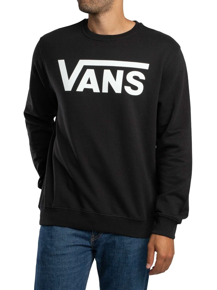 Vans Men's Classic Graphic Sweatshirt, Black - Image 2 of 4