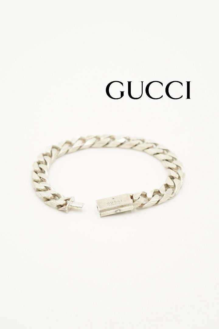 GUCCI SV925 Chain Bracelet Silver Men's From Japan i8256 | eBay GUCCI SV925 Chain Bracelet Silver Men's From Japan i8256 | eBay