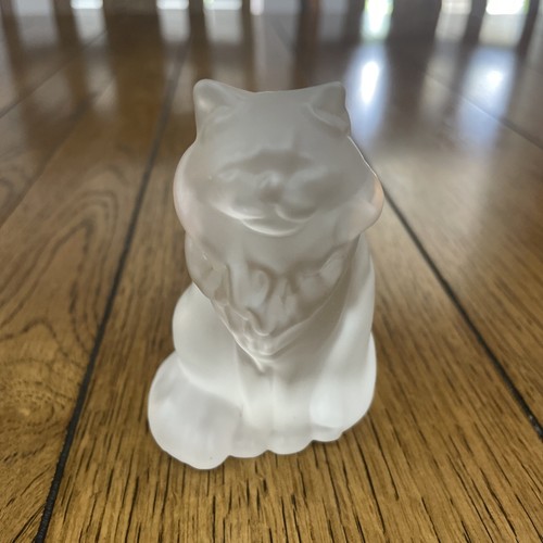Stolzle Kristall Katze Maincoon Figur Made In Austria 3,5" - Bild 5 von 8