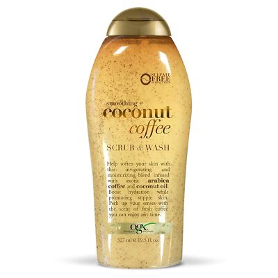 OGX Smoothing + Coconut Coffee Exfoliating Body Scrub with Coconut Oil