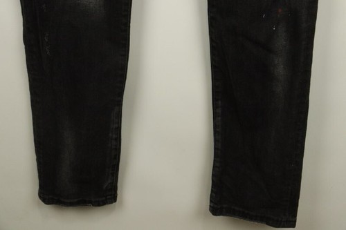 Dsquared2 Black Denim Medium Wash Distressed 5-Pockets Straight Leg Jean 48 - Picture 18 of 19