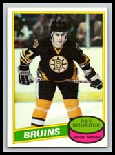 1980-81  OPC O PEE CHEE  # 140 RAYMOND BOURQUE  RC  EX/EXMT  22626