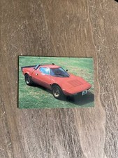 LANCIA STRATOS Super car card Rare Japanese vintage F/S 84