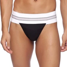 Athletic Retro Cotton Stretchable Gym Supporter Back Covered with Cup Pocket