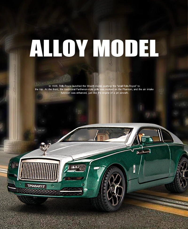 1:24 Rolls Royce Wraith Mansory Alloy Diecast Toy Vehicles Car