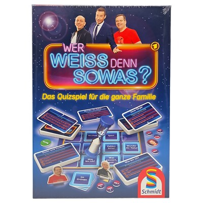 Schmidt Spiele Wer Weiss denn sowas Brettspiel Familienspiel TV-Sendung Neu