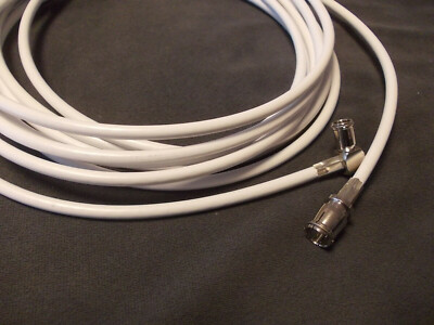 Modem-Anschlusskabel, 9m, Wisi Koaxialkabel F-Quick/Wiclic-Winkelstecker