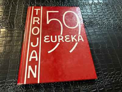 #ad 1959 EUREKA high school yearbook TROJAN SOUTH DAKOTA $24.99