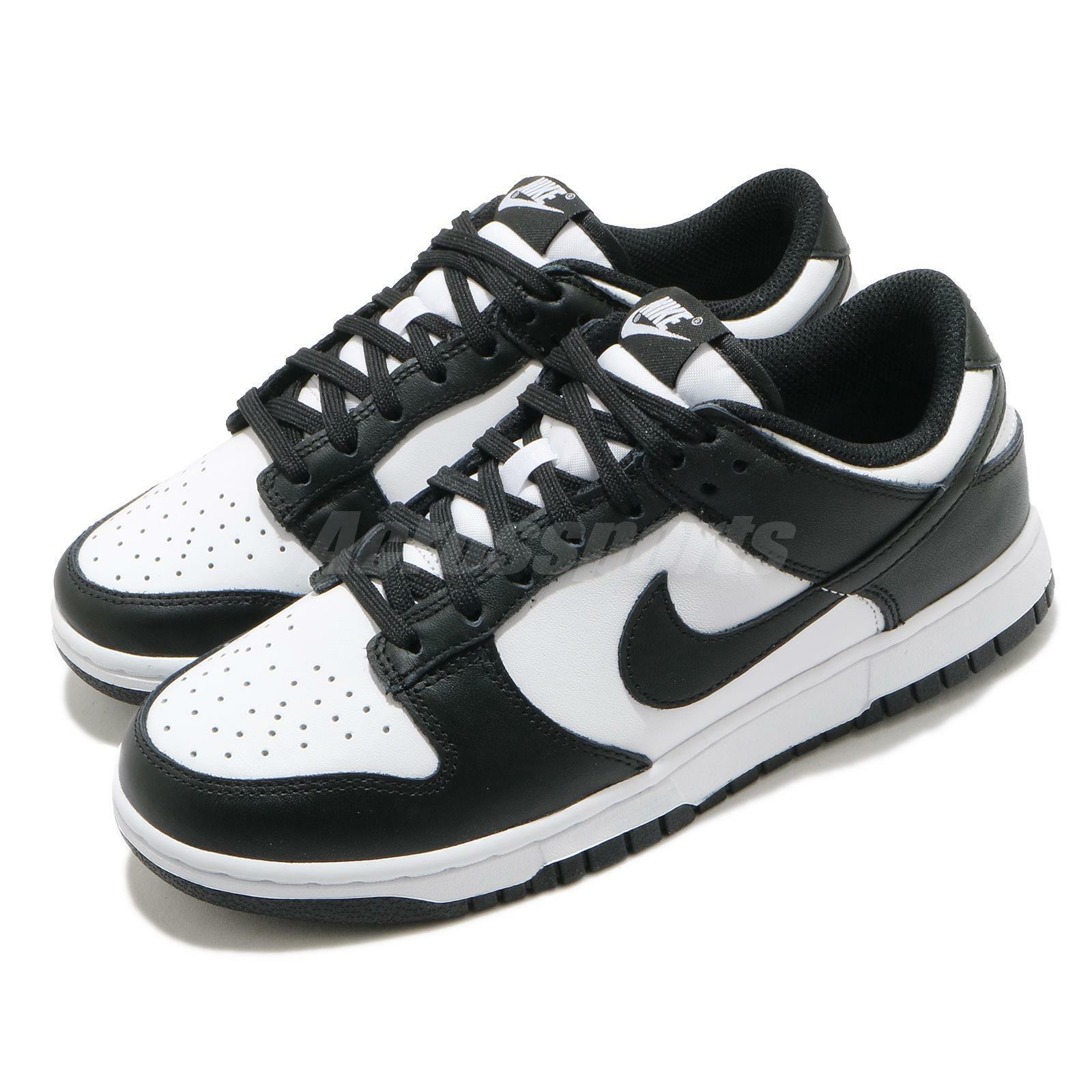 Size+4.5+-+Nike+Dunk+Low+Black+White+W for sale online | eBay