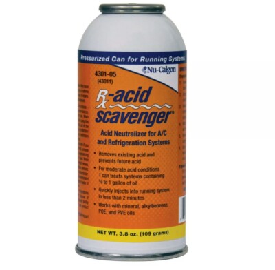 Scavenger Rx11 Nu Calgon 4301-05 RX-Acid Scavenger 3.8 oz Can With Injection RX-11 ...
