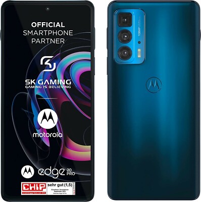  Motorola Edge 20 Pro 256GB 12GB RAM 108MP-Kamera (Ohne Simlock) (Dual SIM) Blau