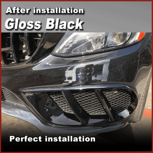 Ventilación de entrada de aire negro brillante para Mercedes W205 Clase C C43 AMG Air Vent - Imagen 3 de 11