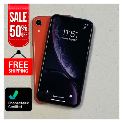 Apple iPhone XR 64GB Mint - Unlocked Black, Red - Verizon, T