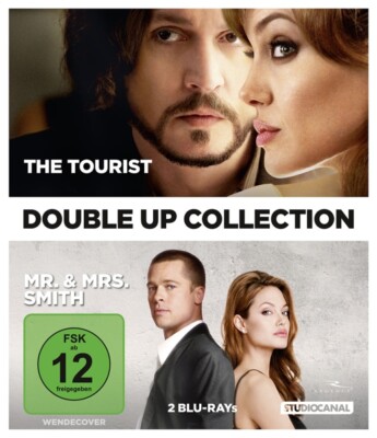 THE TOURIST & MR.& MRS.SMITH - JOLIE,ANGELINA/DEPP,JOHNNY  2 BLU-RAY NEU