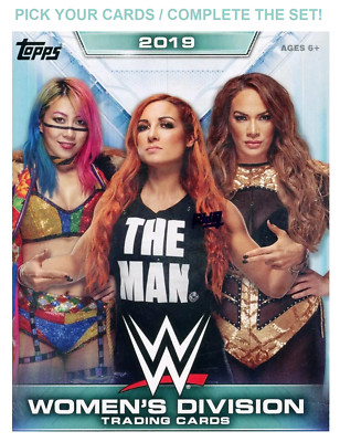 2019 Topps WWE Women's Division Wrestling - Pick Your Cards! 