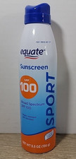 Equate Sport Broad Spectrum Sunscreen, SPF 100, 5.5 oz. EXP. 06/2027