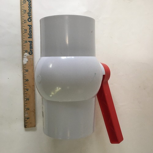 PVC COMPACT BALL VALVE -4" Threaded - Sanipro New - Picture 2 of 20
