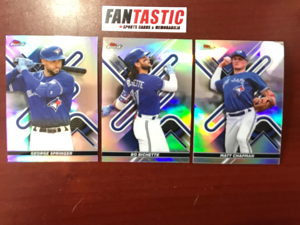 2022 Topps Finest Toronto Blue Jays YOU PICK Base, Insert, Refractor - Image 4 of 4