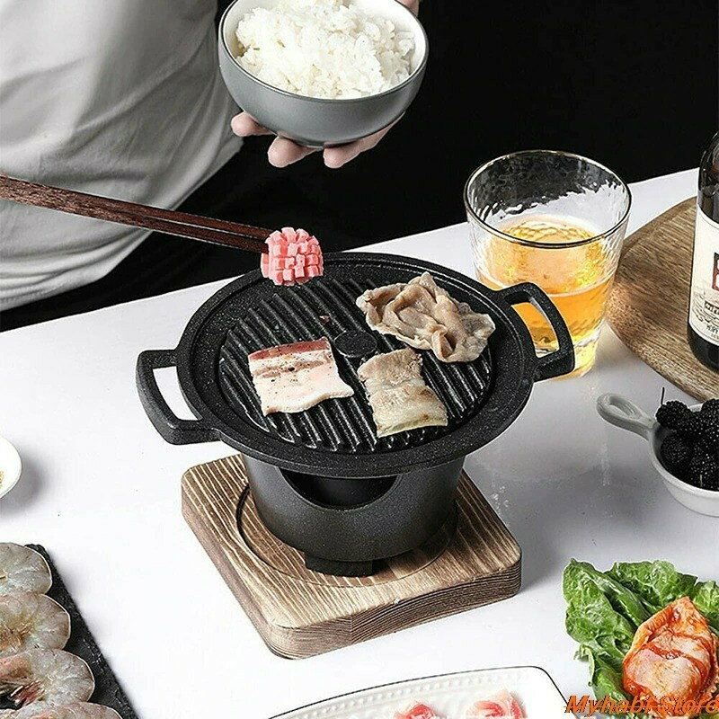 Mini BBQ Grill Japanese Charcoal Smokeless Outdoor Roasting Cooker