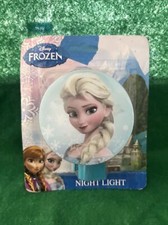 Disney Frozen 3" Animated Princess and Queen Elsa Wall Night Light Blue