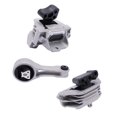 3pcs Motor Mount Kit for Dodge Journey 2.4L 11-16 Engine Automatic Transmission