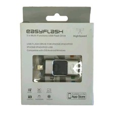 EasyFlash 32GB 3 in Multi Functions USB Flash Drive Silver
