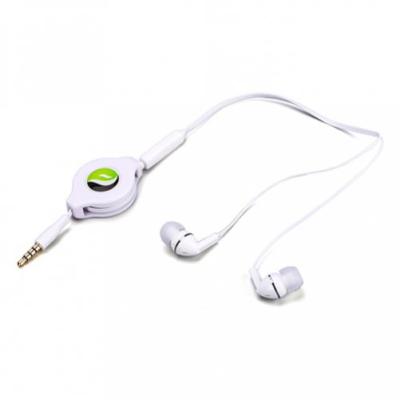 HiFi SOUND RETRACTABLE HEADSET HANDSFREE EARPHONES EARBUDS For PHONE TABLET iPOD