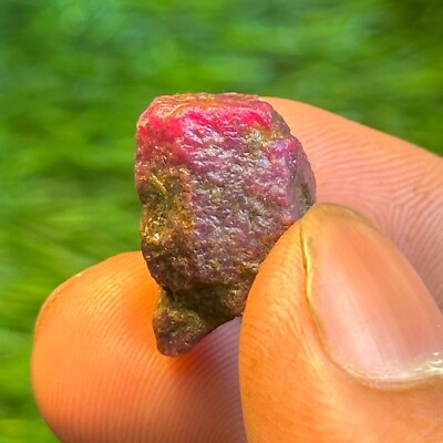 100% Natural Rare Ruby Sapphire Rough Indian Mines Karnataka 30.6Ct Loose Stone