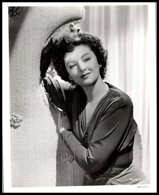 Photo Originale Vintage Myrna Loy Années 50 - Portrait Hollywood Pré-Code, Tirage Argentique