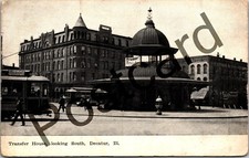 Decatur IL, Transfer House, trolleys, 