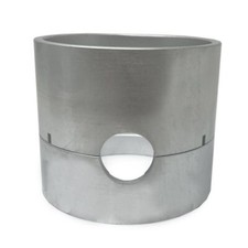 90mm Casting Flask With Side Pour Hole for Sand Clay with Clamp Aluminium